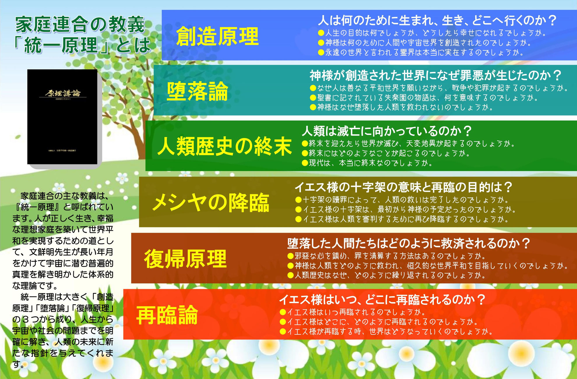 統一原理とは 世界平和統一家庭連合 岡山家庭教会