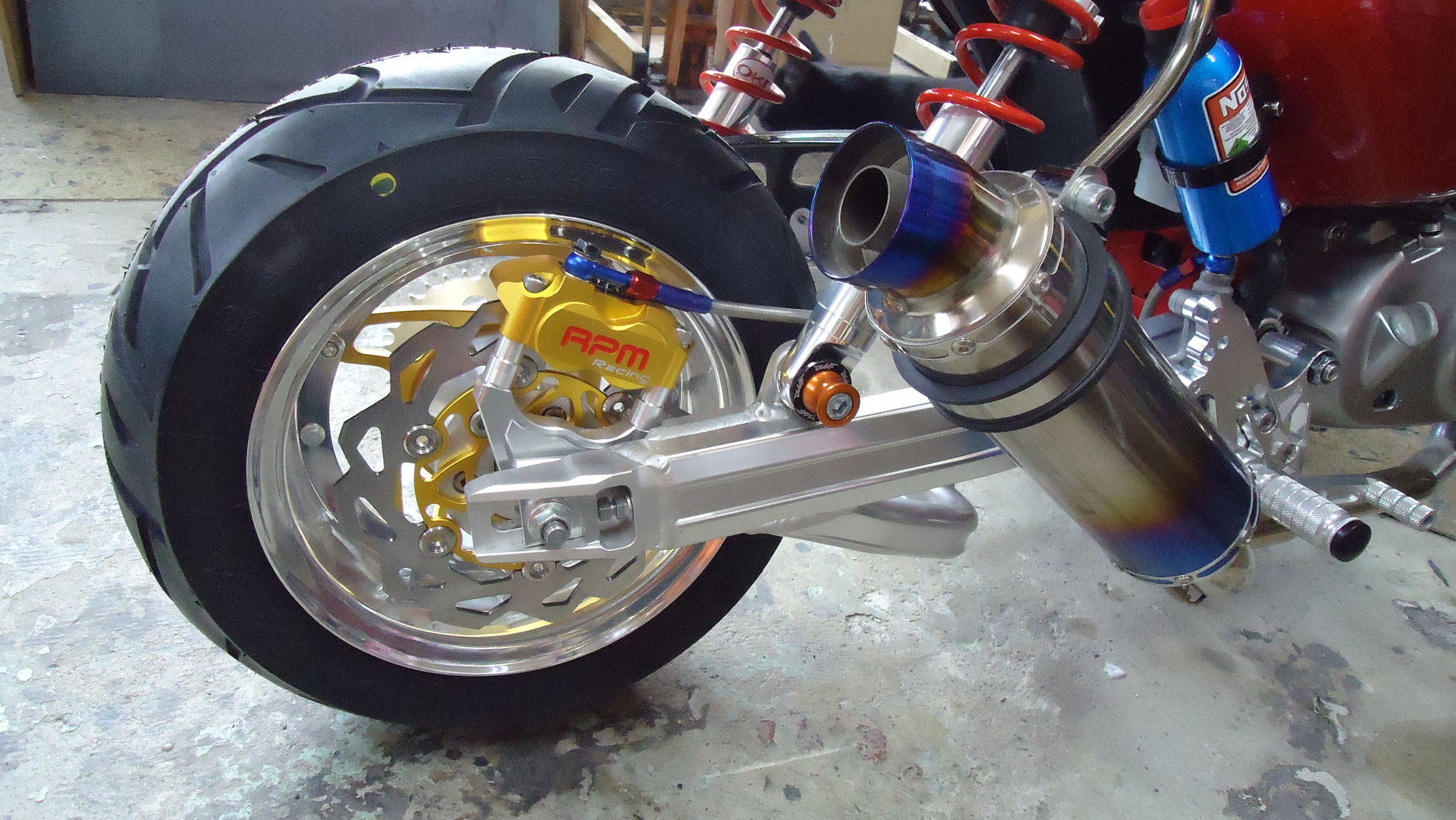 ホンダ ダックスDX125 フロントフェンダー DX019 Diablo custom ホンダ ダックスDX125 フロントフェンダー DX019 Diablo custom