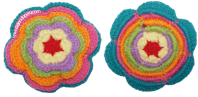 Tutorial: flor de colores tejida a crochet inspirada en el tejido de Ayacucho, Perú