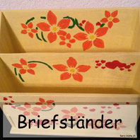 Endlich Ordnung mit der Post: Briefständer bemalen