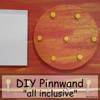 Pinnwand All Inclusive mit Block Schreiber und Klammern