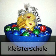 Kleisterschale - ein Wichtelgeschenk schön verpacken