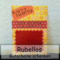Rubellos: Geburtstagskarte zum aufrubbeln