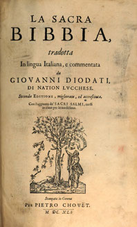 1641 Diodati Bible Italy