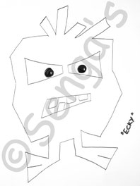 Monster Kindergartentasche