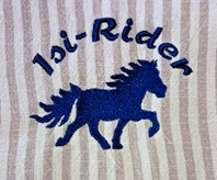 Stickerei Isi-Rider