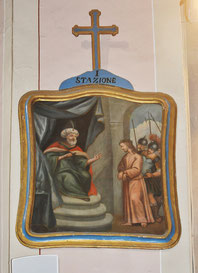 Oletta - Eglise St André - chemin de croix - station 1