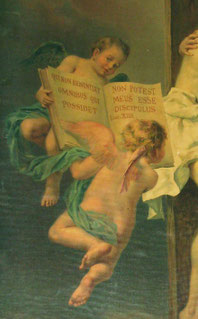 Penta di Casinca - Eglise Saint-Michel - Luc "Qui non renuntiat omnibus qui possidet non potest esse meus discipulus"