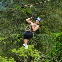 Canopy cerca Volcan Arenal