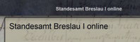 Standesamt Breslau I 1889-1911
