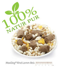MaxiDog Rind Lamm Reis Hunde Trockenfutter von Reico.