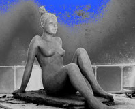 nu couché sculpture argile nouveausculpteur 2013