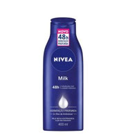 NIVEA Hidratante Corporal Milk Pele Seca - Nutrição intensa para pele seca a extrasseca, com fórmula cremosa que deixa a pele macia, cheirosa e hidratada por 48h - 400ml