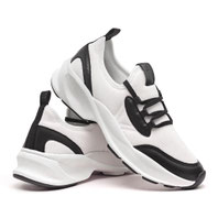 Tênis Feminino Branco Vili Urban Casual Sneaker Leve Original