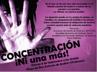 Cartel de la concentración convocada el viernes 6 de spetiembre contra la violencia machista