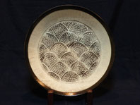 大皿,作品,粉引,三島,