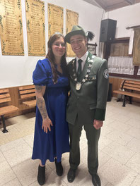 Königspaar 2018 Daniel Briel und Frauke Hiemer