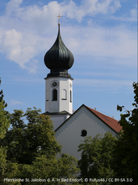 Bad Endorf, Pfarrkirche St. Jakobus d.Ä.; © Rufus 46/CC BY-SA 3.0