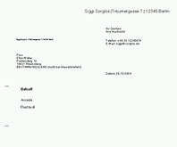 Privatbrief 1 DIN A4