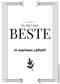 DU BIST DAS BESTE IN MEINEM LEBEN, poster zum ausdrucken, visuelle zitate, postergalerie, poster mit sprüchen, statement-poster, grafische poster, design, wanddeko, textposter, typografien