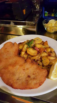 Pork Schnitzel with home fries