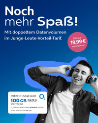 O2 Mobile M Junge Leute doppelt Daten