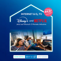 O2 Kabel Internet 300 Festnetz O2 TV Netflix Disney+