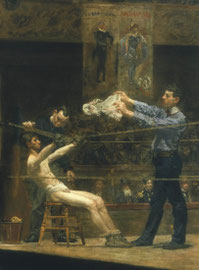 Thomas Eakins - Between Rounds 1898-99. Philadelphia Museum of Art. (Detail) 