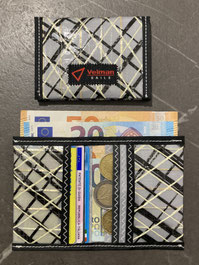Lightweight and durable wallet crafted from sailcloth. Handmade wallets for sailors and ocean lovers. 