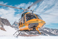 Elite Flights, Bell 407 GX, HB-ZNW Alpenrundflug mit Gletscherlandung ab Buochs