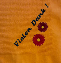Stickerei Handtuch