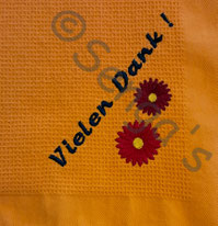 Stickerei Handtuch