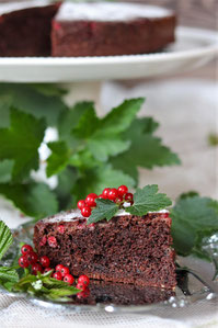 roter Johannisbeerkuchen
