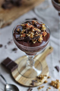 Schokodessert im Glas