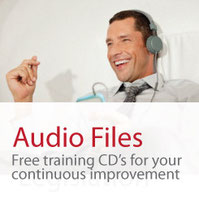 Audio Files for training. Man with headphones