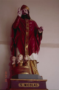 Serra di Scopamène (Sartène) statue de bois (19e-20e s.)