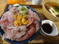 切り落としミニローストビーフ飯