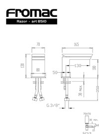 Waschtischarmatur RAZOR 8510
