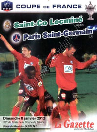 2012-01-08  Locminé-PSG (32ème Finale CF à Lorient)