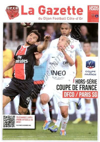 2012-02-15  Dijon-PSG (8ème Finale CF, La Gazette du DFCO N° HS05)