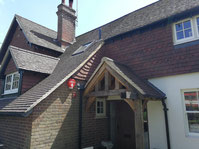 Porch and two-storey extension