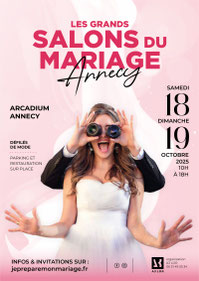 Le Grand Salon du Mariage d'Annecy 18 et 19 Octobre 2025