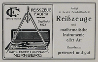 Eckert advert in Adressbuch Nürnberg 1931. [Stadtarchiv Nürnberg]