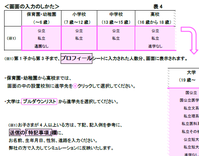 入力シート作成のテキストの記事