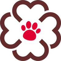 Logo Rundum Glückshund mit Pfote und Herz - Hundeschule Bergisch Gladbach