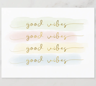 postkarten design mypostcard app good vibes spruch