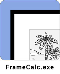 Logo der FrameCalc App, Dr. Ralph Oehlmann, Oehlmann-Photography