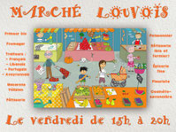 Marché forain à Vélizy-Villacoublay.