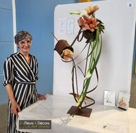 Fleurs et Décors - Marie-Renée Samson - Mention et prix de la créativité Métal