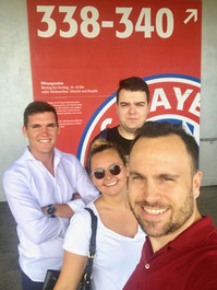 Bodensee Campus-Studenten aus dem Fach Sport- und Eventmanagement besuchen FC Bayern Erlebniswelt